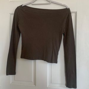 Off the Shoulder Crop Top